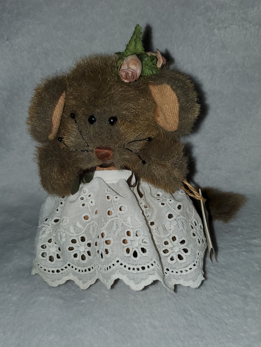 VTG Cottage Collectibles By Ganz Stuffed Animal Plush Mouse "Mozzarella"